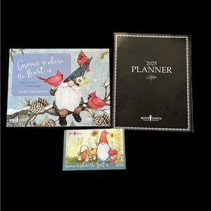 Boys Town 2025 Planner & Calendar Susan Winget 3 Piece Bundle Lot NEW UNUSED